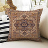Rug Design Pillow Covers - Colorful Turkish Kilim Pattern Cushion Case, Ethnic Print Throw Pillow, Vintage Style Accent Pillow Covers