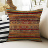 Rug Design Pillow Covers - Turkish Kilim Pattern Cushion Case, Boho Print Throw Pillow, Vintage Style Accent Pillow Covers
