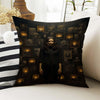 Dark Academia Pillow Cover, Gothic Girl Cushion, Goth Women Decorative Throw Pillowcase, Moody Home Decor Accent