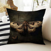 Dark Academia Pillow Cover, Gothic Mooth Cushion, Goth Decorative Throw Pillowcase, Moody Home Decor Accent