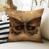 Dark Academia Pillow Cover, Gothic Mooth Cushion, Goth Decorative Throw Pillowcase, Moody Home Decor Accent