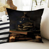 Dark Academia Pillow Cover, Gothic Snake Cushion, Goth Decorative Throw Pillowcase, Moody Home Decor Accent