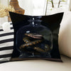 Dark Academia Pillow Cover, Gothic Snake Cushion, Goth Decorative Throw Pillowcase, Moody Home Decor Accent
