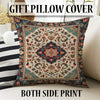 Persian Vintage Style Rug, Blue Red Turkish Floral Carpet, Soft Textured Kitchen Runner, Bohemian Area Rugs for Living Room & Bedroom