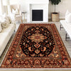 Persian Vintage Victorian Style Rug, Brown Turkish Medieval Carpet, Soft Textured Kitchen Runner, Bohemian Area Rug for Living Room Bedroom