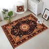 Persian Vintage Victorian Style Rug, Brown Turkish Medieval Carpet, Soft Textured Kitchen Runner, Bohemian Area Rug for Living Room Bedroom