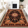 Persian Vintage Victorian Style Rug, Brown Turkish Medieval Carpet, Soft Textured Kitchen Runner, Bohemian Area Rug for Living Room Bedroom
