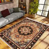 Persian Vintage Victorian Rug, Brown Turkish Medieval Carpet, Soft Textured Kitchen Runner, Bohemian Area Rug for Living Room Bedroom