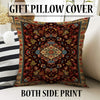 Persian Floral Victorian Rug, Brown Turkish Medieval Carpet, Soft Textured Kitchen Runner, Bohemian Area Rug for Living Room Bedroom