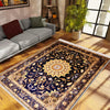Persian Ethnic Victorian Tribal Rug - Brown Yellow Black Turkish Floral Medieval Carpet, Soft Textured Kitchen Runner Bohemian Area Rug
