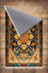 Persian Ethnic Victorian Tribal Rug - Colorful Turkish Floral Medieval Carpet, Soft Textured Kitchen Runner Bohemian Area Rug
