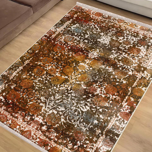 Authentic Ethnic Retro Persian Anatolian Turkish Kilim Area Rug, Washable Non Slip Living Room Rugs with pillow case gift, Housewarming Gift