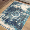 Green Blue Cream Modern Design Area Rug Runner, Geometric Accent Carpet, Unique Room Mat, Washable Anti-Slip Rug with pillow case gift