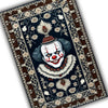 Scary Clown Rug for Gothic Decor, Horror Circus Clown Rug, Washable Non-Slip Gothic Rug, Home Gift Rug, Unique Horror Floor Mat