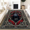 Raven Rug Dark Academia Boho Fairycore Decor | Satanic Gothic Crowcore Cottagecore Rug Witchy Aesthetic Carpet