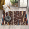 Authentic Ethnic Retro Persian Non-Slip Turkish Kilim Area Rug, Washable Living Room Rugs with pillow case gift, Housewarming Gift