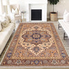 Authentic Ethnic Retro Persian Non-Slip Turkish Kilim Area Rug, Washable Living Room Rugs with pillow case gift, Housewarming Gift