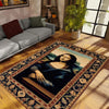 Mona Lisa Rug – Patterned Area Rug Featuring Leonardo da Vinci’s Famous Painting, Classical Art Decor, Unique Gift for Art Lovers