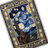 Vincent Van Gogh Starry Night Oriental Rug - Traditional Area Rug, Art-Inspired Carpet for Living Room & Bedroom Decor