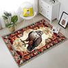 Red Tailed Hawk Rug - Rustic Animal Rug for Country Home Decor, Maximalist Room Decoration, Unique Gift for Nature Lovers