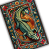 Gator Shaped Rug, Fun Animal Bathroom Mat, Quirky Florida Home Decor, Unique Housewarming Gift, Alligator Jungle Carpet, Crocodile Floor Mat