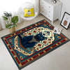 Whimsical Cat Rug Gothic Decor Dark Cottagecore Dark Academia Rug Moody Maximalism Cat Lovers Housewarming Gift