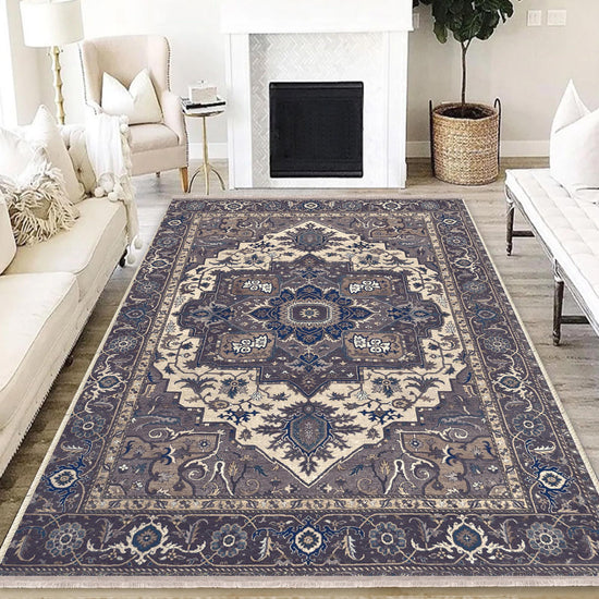 Authentic Ethnic Retro Persian Non-Slip Turkish Kilim Area Rug, Washable Living Room Rugs with pillow case gift, Housewarming Gift