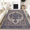 Authentic Ethnic Retro Persian Non-Slip Turkish Kilim Area Rug, Washable Living Room Rugs with pillow case gift, Housewarming Gift