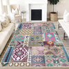 Authentic Ethnic Retro Persian Non-Slip Turkish Kilim Area Rug, Washable Living Room Rugs with pillow case gift, Housewarming Gift