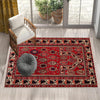 Authentic Ethnic Retro Persian Non-Slip Turkish Kilim Area Rug, Washable Living Room Rugs with pillow case gift, Housewarming Gift