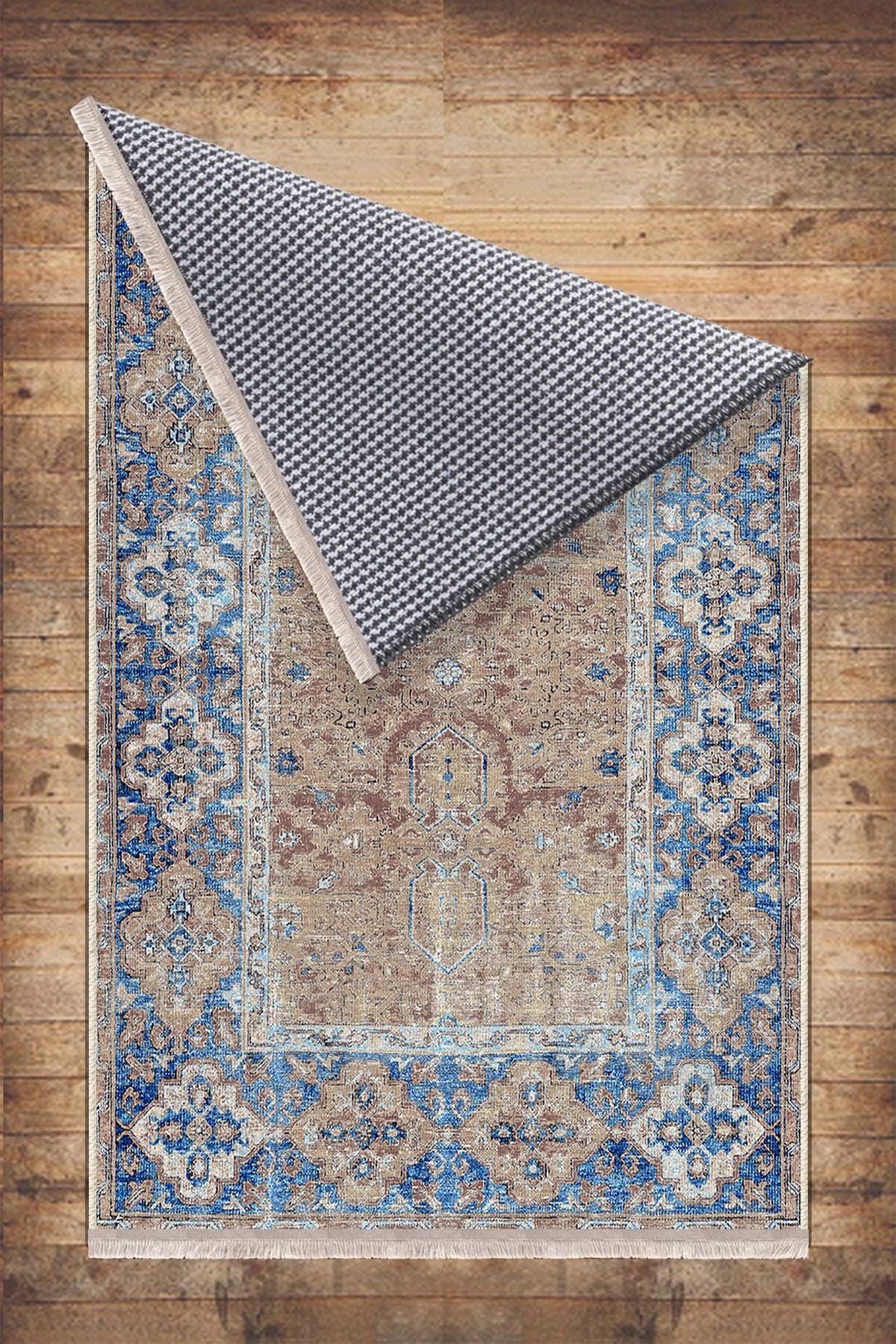 Authentic Ethnic Retro Persian Non-Slip Turkish Kilim Area Rug, Washable Living Room Rugs with pillow case gift, Housewarming Gift