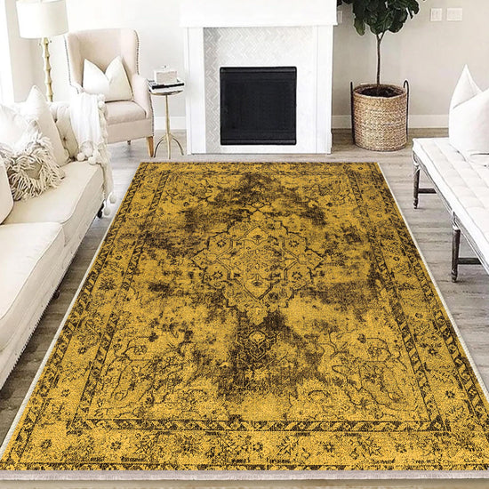 Authentic Ethnic Retro Persian Anatolian Turkish Kilim Area Rug, Washable Non Slip Living Room Rugs with pillow case gift, Housewarming Gift