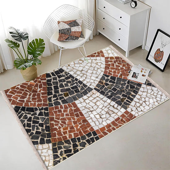 Authentic Ethnic Retro Persian Anatolian Turkish Kilim Area Rug, Washable Non Slip Living Room Rugs with pillow case gift, Housewarming Gift