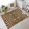 Authentic Ethnic Retro Persian Anatolian Turkish Kilim Area Rug, Washable Non Slip Living Room Rugs with pillow case gift, Leopard Theme Rug