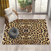Authentic Ethnic Retro Persian Anatolian Turkish Kilim Area Rug, Washable Non Slip Living Room Rugs with pillow case gift, Leopard Theme Rug
