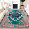 Dark Academia Fish Area Rug | Vintage Coastal Nautical Beach Cottagecore Marine Decor Rustic Kitchen Accent Carpet, Chenille Washable Rug