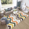 Authentic Ethnic Retro Persian Anatolian Turkish Kilim Area Rug, Washable Non Slip Living Room Rugs with pillow case gift, Colorful Line Rug