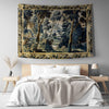 Fairy Forest Medieval Tapestry Wall Decor, Ethereal Dark Academia, Mystic Woodland, Botanical Forestcore Hanging, Dark Fantasy Wall Tapestry