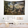 Hunt of Maximilian Wall Tapestry - Renaissance Art Decor, Medieval Hunting Scene, Historic Home Wall Hanging, Classic European Tapestry