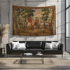 Vintage French Kings Pipers Wall Tapestry – Boho Bedroom & Living Room Decor, Detailed Artwork Textile, Unique Home Accent