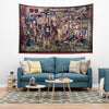 French Wall Tapestry Le Tournai Vintage Style Lightweight Hanging Art for Living Room & Bedroom Home Decor