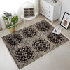 Authentic Ethnic Retro Persian Anatolian Turkish Kilim Area Rug, Washable Non Slip Living Room Rugs with pillow case gift, Brown Retro Rug