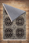 Authentic Ethnic Retro Persian Anatolian Turkish Kilim Area Rug, Washable Non Slip Living Room Rugs with pillow case gift, Brown Retro Rug