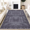 Authentic Ethnic Retro Persian Anatolian Turkish Kilim Area Rug, Washable Non Slip Living Room Rugs with pillow case gift, Brown Retro Rug
