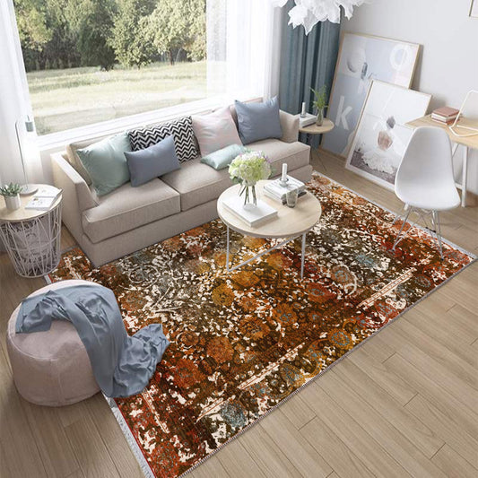 Authentic Ethnic Retro Persian Anatolian Turkish Kilim Area Rug, Washable Non Slip Living Room Rugs with pillow case gift, Housewarming Gift