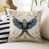 Antiqued Vintage Birds Theme Both Side Printed Pillow Cases, Cozy Cottagecore Accent Pillow, Bird Spun Pillow Cushion, Housewarming Gift