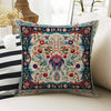 Turkish Vintage Retro Flowers Both Side Printed Pillow Cases, Cozy Cottagecore Accent Pillow, Floral Spun Pillow Cushion, Housewarming Gift