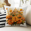 Yellow Flowers Garden Both Side Printed Pillow Cases, Cozy Cottagecore Accent Pillow, Floral Garden Spun Pillow Cushion, Housewarming Gift