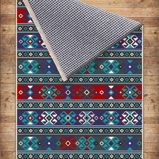 Authentic Ethnic Retro Persian Anatolian Turkish Kilim Area Rug, Washable Non Slip Living Room Rugs with pillow case gift, Housewarming Gift