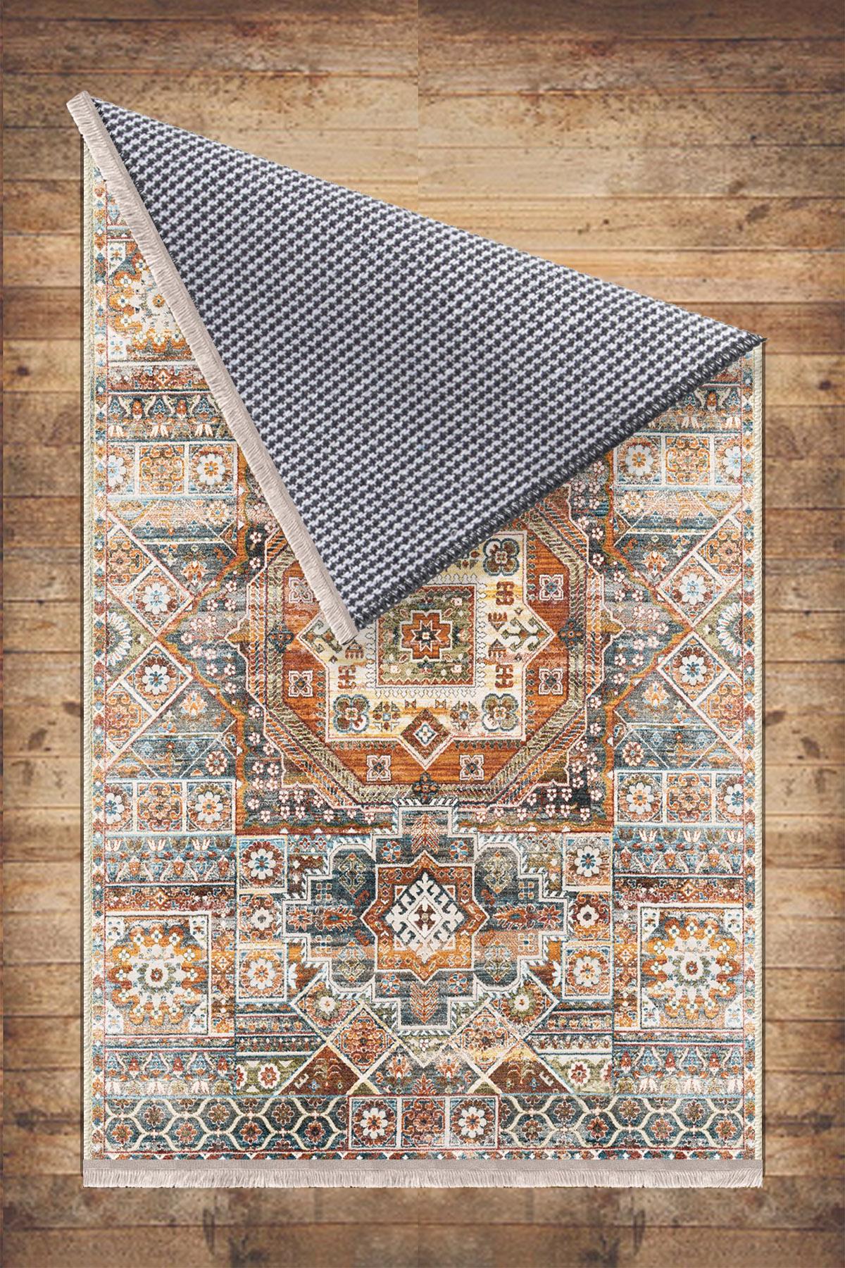 Authentic Ethnic Retro Persian Anatolian Turkish Kilim Area Rug, Washable Non Slip Living Room Rugs with pillow case gift, Housewarming Gift
